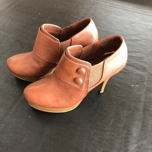 Leather heels/booties